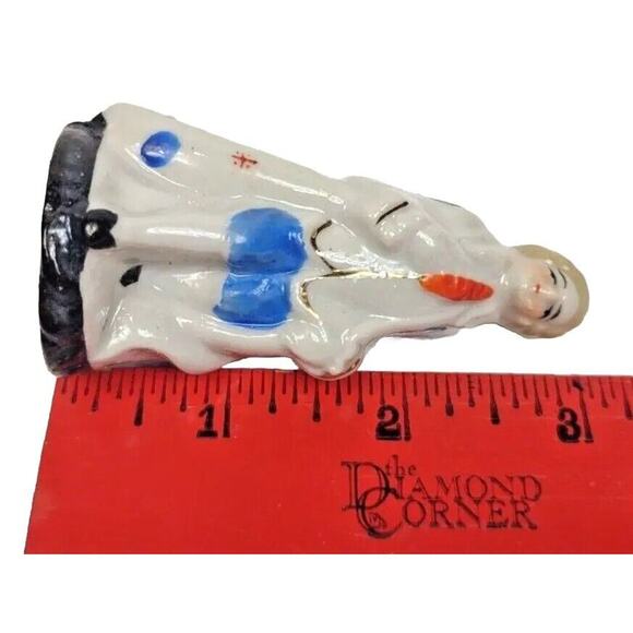 Pico Made in Occupied Japan Miniature Ceramic Porcelain Colonial Man Antique - Picture 4 of 7